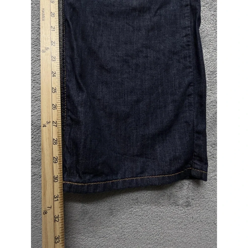 Levis 569 Jeans Mens Measured‎ 37x30 Dark Wash Blue Loose Straight Leg Relaxed